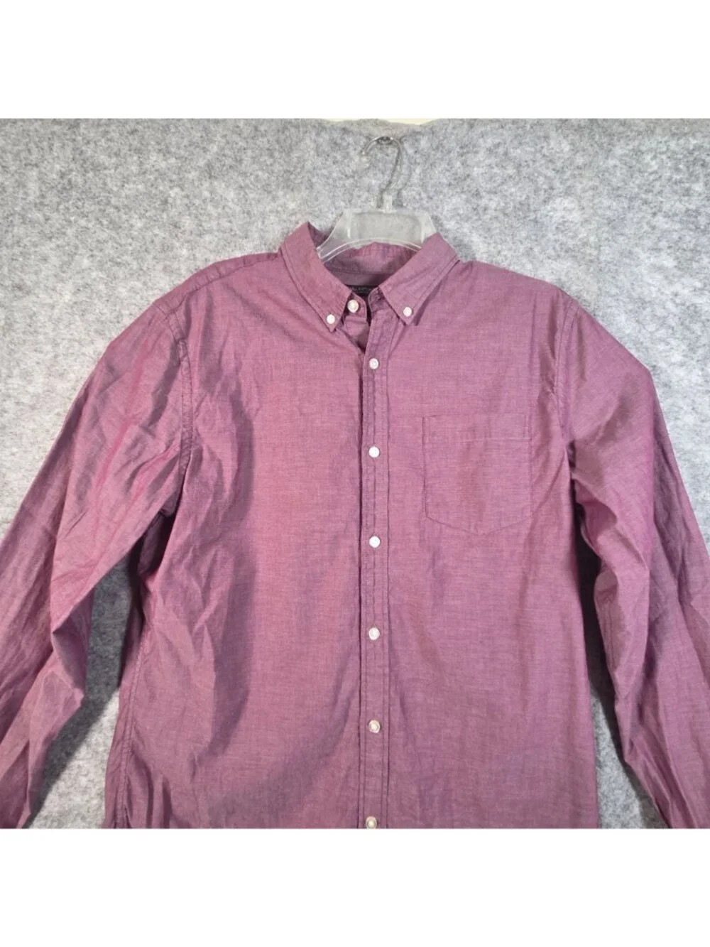 Banana Republic Men’s Maroon Shirt Long Sleeve Classic Preppy L